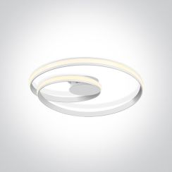 One Light Sion plafondlamp 1x30 W wit 63066/W