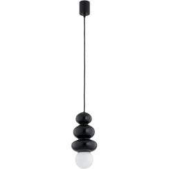 Argon Orlando Plus hanglamp 1x6 W zwart-opaal 8788