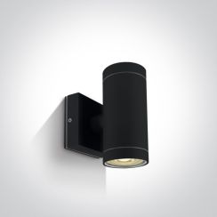 One Light Lido buitenwandlamp 2x35 W zwart 67130/B