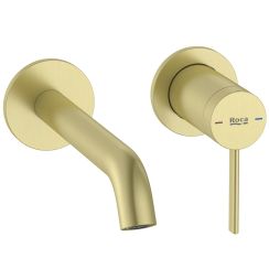 Roca Ona wastafelkraan inbouw gouden A5A359EVA0