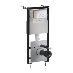 Omnires Eco Flush Set Strongframe + Minimal inbouwframe met spoelknop voor de hangkom STFWCECO1MRCR