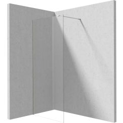 Deante Prizma inloopdouchewand 120 cm chroom glans/helder glas KTJ_032P
