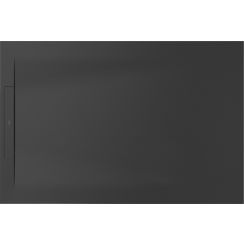 Roca Pyros rechthoekige douchebak met sifon 100x80 cm onyx AP9013E832003640