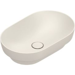 Catalano Sfera wastafel 55x35 cm ovaal inbouw brons/beige mat 0524550030