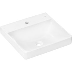 Hansgrohe Xelu Q wastafel 50x48 cm rechthoekig klassiek-meubel wit glans 60316450