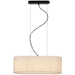 Rabalux Narmin staanlamp 3x40 W zwart-beige 72251