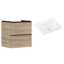 Set kast Hansgrohe Xelu Q 54025670, wastafel Hansgrohe Xelu Q 61017450