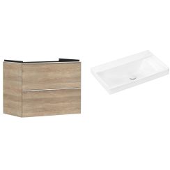 Set kast Hansgrohe Xelu Q 54029700, wastafel Hansgrohe Xelu Q 61026450