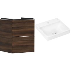 Set kast Hansgrohe Xelu Q 54022000, wastafel Hansgrohe Xelu Q 61012450