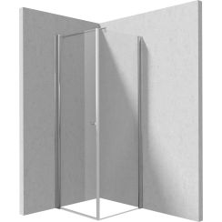 Deante Kerria Plus douchecabine 80x80 cm vierkant chroom glans/helder glas KKN0W08S08