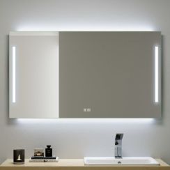 Kronenbach Sun spiegel 60x60 cm vierkant met verlichting zilveren US606082KBSNLEDN