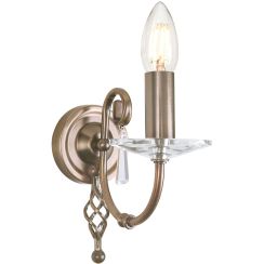 Elstead Lighting Aegean wandlamp 1x60 W messing AG1-AGED-BRASS