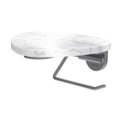 Laufen Ada toiletpapierhouder staal-wit HF506791505060