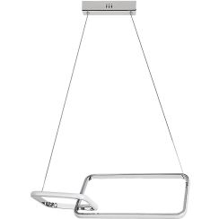 Rabalux Malwen hanglamp 2x36 W wit-chroom 72368