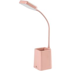Rabalux Arvid bureaulamp 1x6 W wit-roze 74245