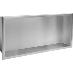 Rea inbouwplank 60 cm staal REA-05602
