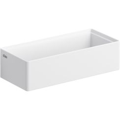 Clou New Flush wastafel 38x18 cm rechthoekig klassiek-opbouw wit mat CL/03.13431