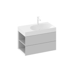 Ravak Lite kast 80x45x43 cm hangend onder de wastafel grijs X000001877