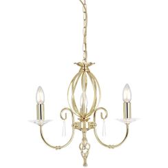 Elstead Lighting Aegean hanglamp 3x60 W messing AG3-POL-BRASS