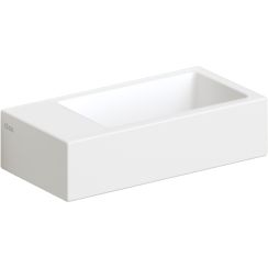 Clou Flush wastafel 36x18 cm rechthoekig klassiek-opbouw wit mat CL/03.02033