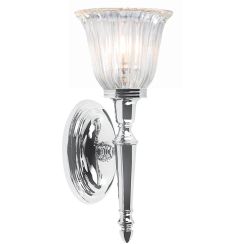 Elstead Lighting Dryden wandlamp 1x3 W chroom BATH-DRYDEN1-PC