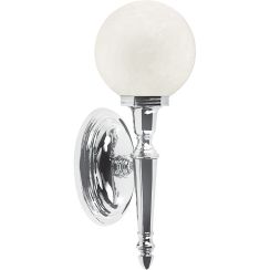 Elstead Lighting Dryden wandlamp 1x3 W chroom BATH-DRYDEN4-PC