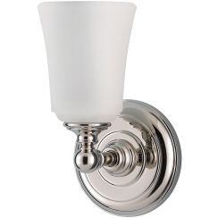 Elstead Lighting Huguenot Lake wandlamp 1x3 W chroom FE-HUGOLAKE1BATH
