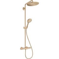 Hansgrohe Croma Select S doucheset wand met thermostaat met regendouche || 26890140