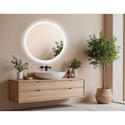 Venti Koło Led spiegel 50x50 cm rond met verlichting 5905951180212