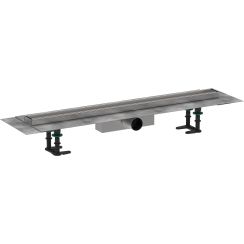 Hansgrohe RainDrain Compact lineaire afvoer met rooster 80 cm staal 56179000