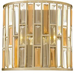 Elstead Lighting Gemma wandlamp 2x60 W zilveren HK-GEMMA2-A-SL