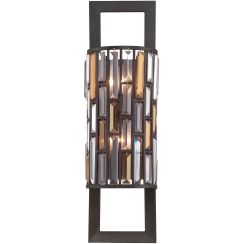 Elstead Lighting Gemma wandlamp 2x60 W doorzichtig-bruin HK-GEMMA2-B-VBZ