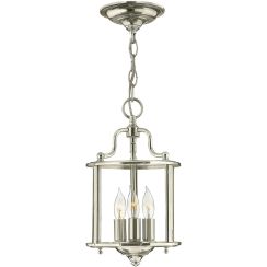 Elstead Lighting Gentry hanglamp 3x60 W nikkel HK-GENTRY-P-S-PN