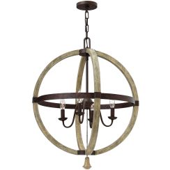 Elstead Lighting Middlefield hanglamp 4x60 W ijzer HK-MIDDLEFIELDP4