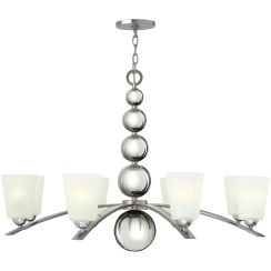 Elstead Lighting Zelda hanglamp x60 W nikkel HK-ZELDA8-PN