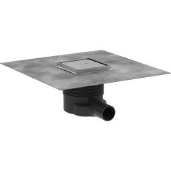 Hansgrohe RainDrain Brilliance doucheafvoer 10 cm staal 56250800