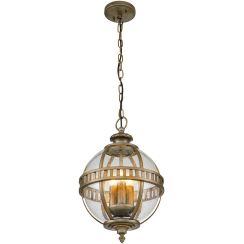 Elstead Lighting Halleron hanglamp 3x40 W bruin KL-HALLERON-8M-BU