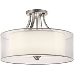 Elstead Lighting Lacey plafondlamp 4x40 W wit KL-LACEY-SFM-AP