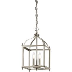 Elstead Lighting Larkin hanglamp 2x60 W nikkel KL-LARKIN-P-S-NI