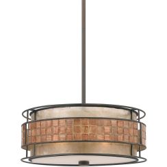 Elstead Lighting Laguna hanglamp 4x60 W koper QZ-LAGUNA-P