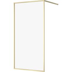 Cersanit Larga inloopdouchewand 100 cm gouden mat/helder glas S164-073