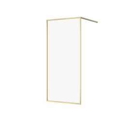 Cersanit Larga inloopdouchewand 90 cm gouden mat/helder glas S164-072