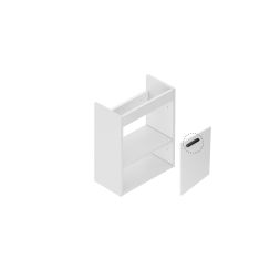 Ravak Chrome kastbehuizing 40x22x50 cm hangend onder de wastafel wit X000001750