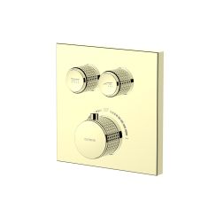 Oltens Onega bad- en douchekraan inbouw met thermostaat gouden glans 34602800