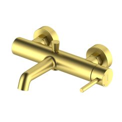 Oltens Molle bad- en douchekraan wand geborsteld goud 34112810