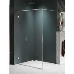 New Trendy Avexa Nickel Brushed inloopdouchewand 110 cm nikkel geborsteld/helder glas EXK-8652
