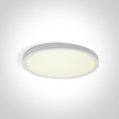 One Light Belfort 1 plafond 1x18 W wit 62006/W/V