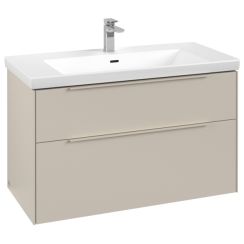 Villeroy & Boch Subway 3.0 kast 97.3x47.8x57.6 cm hangend onder de wastafel C570L2VN