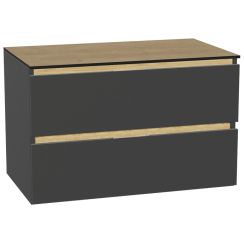 Set kastbehuizing Excellent Tuto 2.0 MLEX.2172.800.GRBL, badkamerblad op kast Excellent Tuto 2.0 MLEX.2116.800.BL, MLEX.2151.800.01.GR