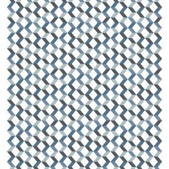 BISK Optic douchegordijn 180x200 cm wit-meerkleurig 06866